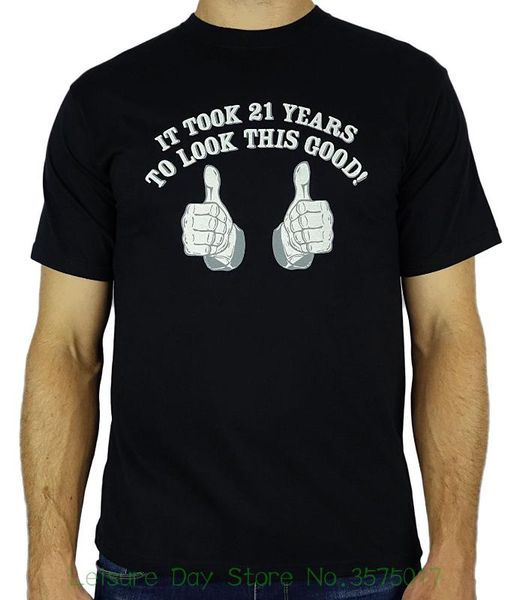 new funny brand clothing it took 21 years to look this good - 21st birthday gift / present t-shirt mens, White;black
new funny brand clothing it took 21 years to look this good - 21st birthday gift / present t-shirt mens, White;black