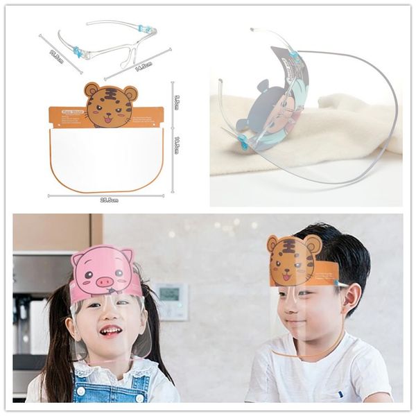 children cartoon face shield with frame pet anti-fog facial visor anti spitting full face isolation mask party protective mask kid gifts
children cartoon face shield with frame pet anti-fog facial visor anti spitting full face isolation mask party protective mask kid gifts