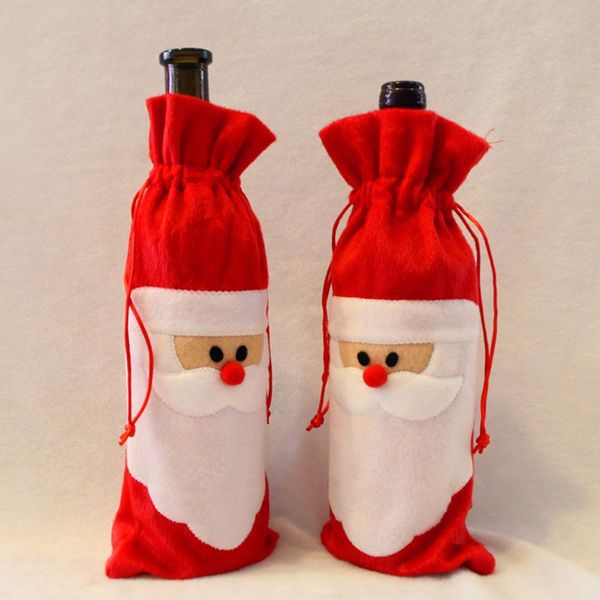 1 piece red wine bottle cover bags christmas dinner table decoration home party decors santa claus
1 piece red wine bottle cover bags christmas dinner table decoration home party decors santa claus