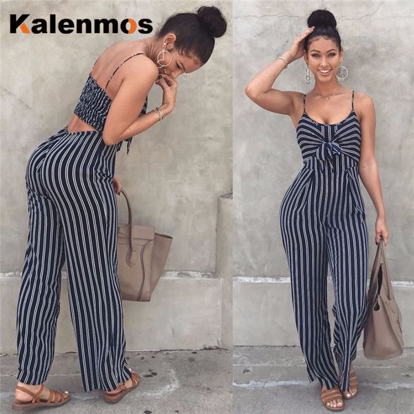 kalenmos spaghetti strap tracksuit jumpsuit women striped suit pocket long sweatshirt slim backless plus size bodycon club, Black;white
kalenmos spaghetti strap tracksuit jumpsuit women striped suit pocket long sweatshirt slim backless plus size bodycon club, Black;white