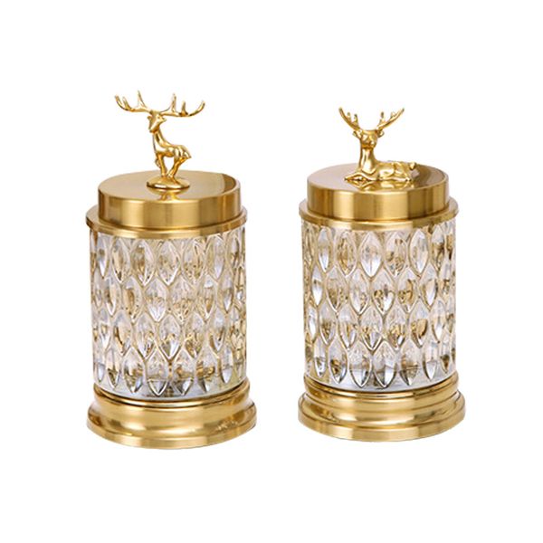 nordic crystal can storage jar modern art elk ornaments glass home decoration accessories coffee multigrain candy jar
nordic crystal can storage jar modern art elk ornaments glass home decoration accessories coffee multigrain candy jar