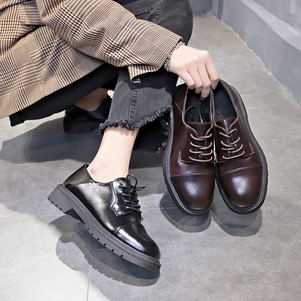 casual woman shoe flat black shoes for women oxfords women's all-match female footwear autumn british style round toe leather
casual woman shoe flat black shoes for women oxfords women's all-match female footwear autumn british style round toe leather
