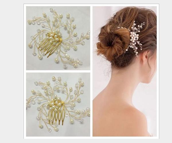 handmade pearl hairdress wedding dress diamond flower accessories bride jewelry, Slivery;golden
handmade pearl hairdress wedding dress diamond flower accessories bride jewelry, Slivery;golden