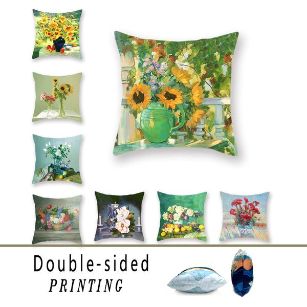oil painting throw pillow covers flower series both sided polyester cushion cover farmhouse sofa study decoration pattern still
oil painting throw pillow covers flower series both sided polyester cushion cover farmhouse sofa study decoration pattern still