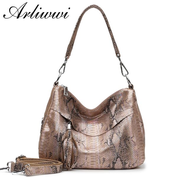arliwwi lady real leather snake embossed bags handbags new medium silver accessory genuine cowhide leather shoulder bag gl05
arliwwi lady real leather snake embossed bags handbags new medium silver accessory genuine cowhide leather shoulder bag gl05