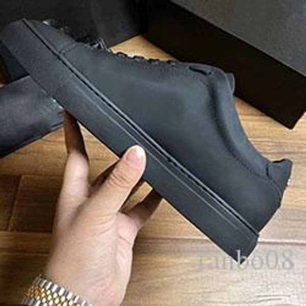 men shoes leather pp material of sole shoes eu38-45 size u0849, Black