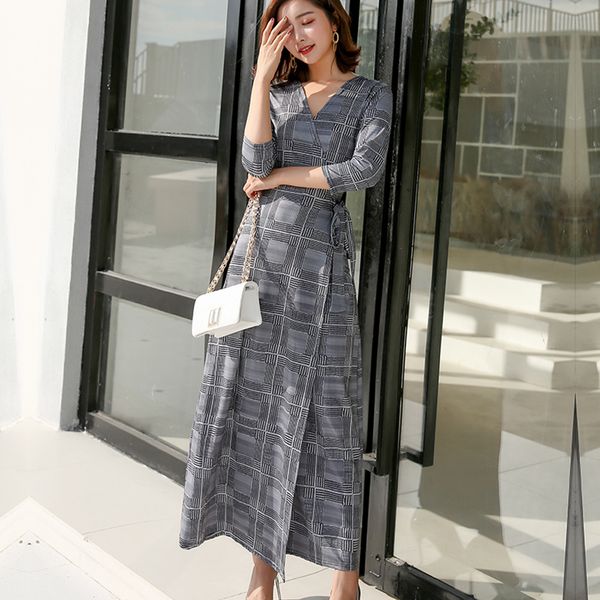 2019 new fashion plaid print casual dress women deep v-neck summer maxi party dress bohemian bandage long bodycon vestidos, Black;gray
2019 new fashion plaid print casual dress women deep v-neck summer maxi party dress bohemian bandage long bodycon vestidos, Black;gray
