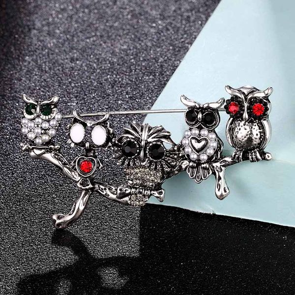 zlxgirl statement vivid five owl shape vintage brooches jewelry fashion men new year party clothing scarf pins men brooch, Gray
zlxgirl statement vivid five owl shape vintage brooches jewelry fashion men new year party clothing scarf pins men brooch, Gray