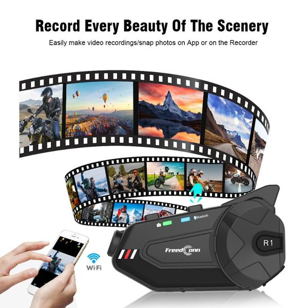 conn r1 plus motorcycle intercom group 6 riders bluetooth wifi 1080p dvr recorder helmet interphone for capture video sound
conn r1 plus motorcycle intercom group 6 riders bluetooth wifi 1080p dvr recorder helmet interphone for capture video sound