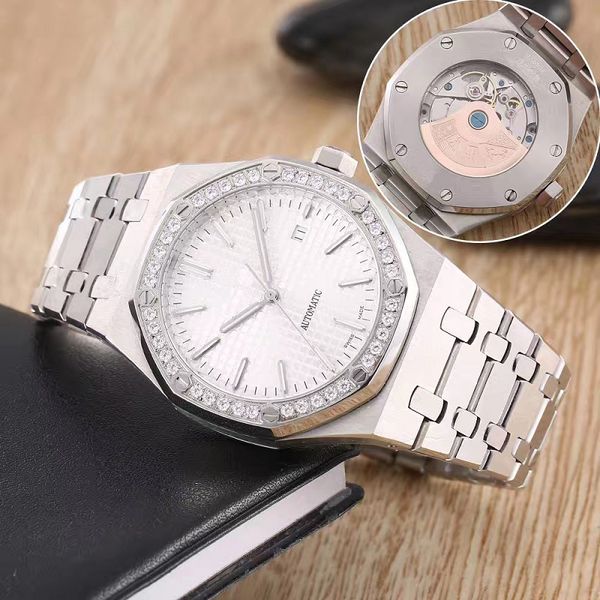 luxury high quality royal diamond watch 15400st моды классический сапфир нержавеющая сталь ремешок автоподзаводом мужские мужские часы часы, Slivery;brown
luxury high quality royal diamond watch 15400st моды классический сапфир нержавеющая сталь ремешок автоподзаводом мужские мужские часы часы, Slivery;brown