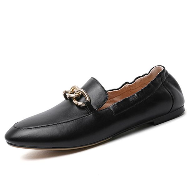 2019 new explosions genuine leather shoes woman round toe spring summer single shoes brand comfortable flat woman, Black
2019 new explosions genuine leather shoes woman round toe spring summer single shoes brand comfortable flat woman, Black