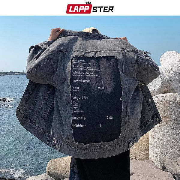 lappster men hip hop denim jacket 2019 designer funny print jeans jacket mens harajuku japanese streetwear fall black, Black;brown
lappster men hip hop denim jacket 2019 designer funny print jeans jacket mens harajuku japanese streetwear fall black, Black;brown