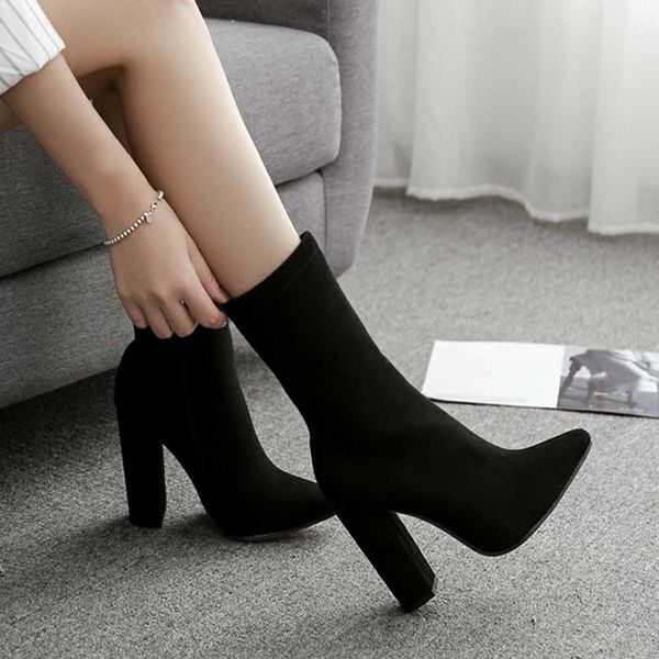 youyedian women boots 2019 super high heel boots square heel pointed toe women autumn shoes casual black botas mujer
youyedian women boots 2019 super high heel boots square heel pointed toe women autumn shoes casual black botas mujer
