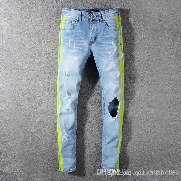 designer latest listing skinny jeans for men ripped holes jeans motorcycle pants men brand fashion designer hip hop mens jeans, Blue
designer latest listing skinny jeans for men ripped holes jeans motorcycle pants men brand fashion designer hip hop mens jeans, Blue