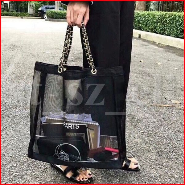 famous makeup bag black mesh shoulder bag net style cosmetic handbag beauty clutch bag tote shopping beach storage bags
famous makeup bag black mesh shoulder bag net style cosmetic handbag beauty clutch bag tote shopping beach storage bags