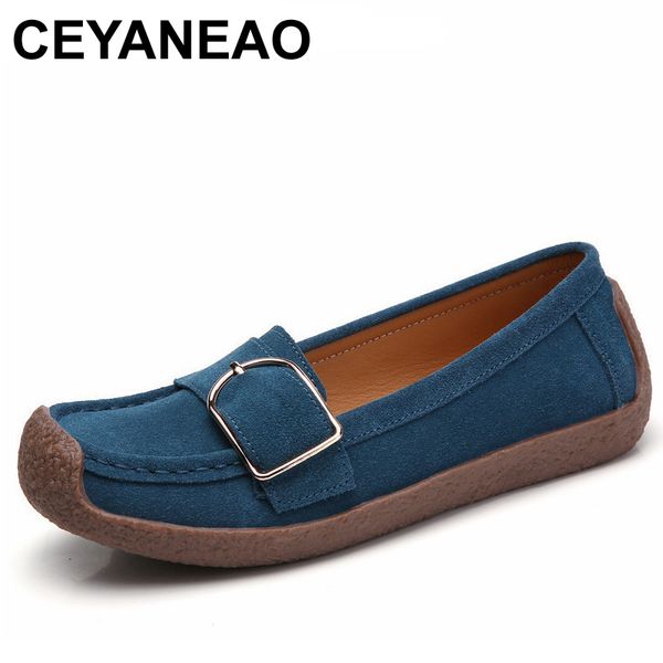 ceyaneaospring autumn shoes woman genuine leather women flats slip on women's loafers female moccasins shoe buckle footweare2163, Black
ceyaneaospring autumn shoes woman genuine leather women flats slip on women's loafers female moccasins shoe buckle footweare2163, Black