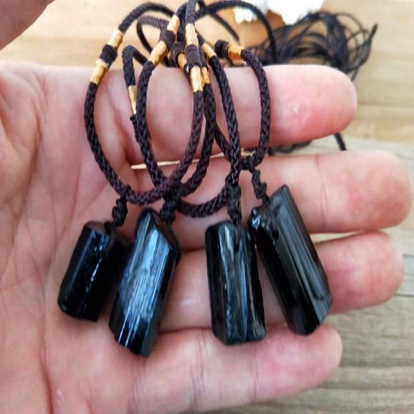natural black tourmaline stone necklace pendant black tourmaline original stone ore specimen fashion jewelry accessories gift, Silver
natural black tourmaline stone necklace pendant black tourmaline original stone ore specimen fashion jewelry accessories gift, Silver