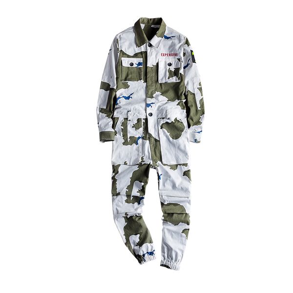 new europe and the united states hip hop overalls fashion camouflage jumpsuit men's casual beam foot harem pants, Black
new europe and the united states hip hop overalls fashion camouflage jumpsuit men's casual beam foot harem pants, Black