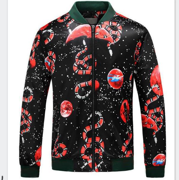 luxury designer jackets for men streetwear with snake patterns print fashion brand jacket winter coats european style zippers sweatshirts, Black;brown
luxury designer jackets for men streetwear with snake patterns print fashion brand jacket winter coats european style zippers sweatshirts, Black;brown