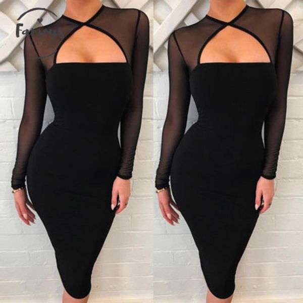 women black bodycon mesh evening party long sleeve mini dress lace brief womens casual dresses ladies patchwork dresses, Black;gray
women black bodycon mesh evening party long sleeve mini dress lace brief womens casual dresses ladies patchwork dresses, Black;gray