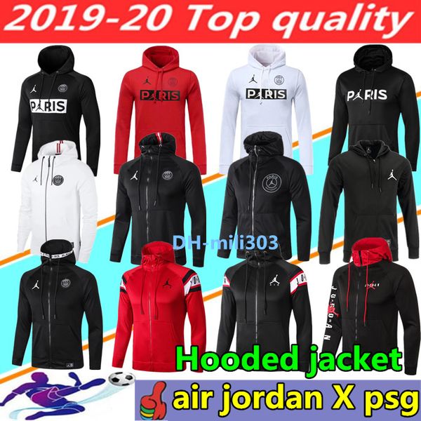19 20 paris mbappe hooded jacket survetement 2019 2020 jordam x paris icardi cavani soccer sportswear air jordam football jackets tracksuit, Black;red
19 20 paris mbappe hooded jacket survetement 2019 2020 jordam x paris icardi cavani soccer sportswear air jordam football jackets tracksuit, Black;red