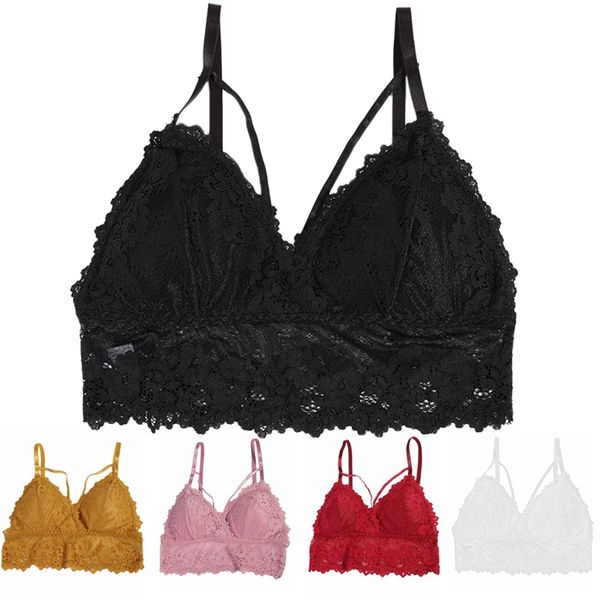 camisoles & tanks deep v floral lace bras hollow out bralette big breast small chest bra seamless lingerie underwear thin belt, Black;white
camisoles & tanks deep v floral lace bras hollow out bralette big breast small chest bra seamless lingerie underwear thin belt, Black;white