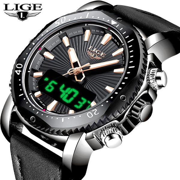 2020 new mens watches digital analog quartz watch men leather waterproof sport clock relogio masculino, Slivery;brown
2020 new mens watches digital analog quartz watch men leather waterproof sport clock relogio masculino, Slivery;brown