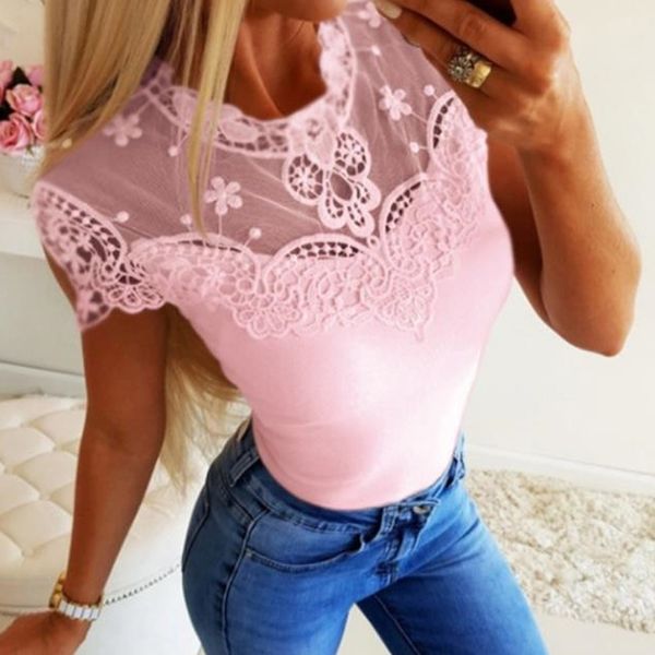 summer t shirt women lace stitching o-neck casual t shirt women tee cold loose slim white/black/pink/blue
summer t shirt women lace stitching o-neck casual t shirt women tee cold loose slim white/black/pink/blue