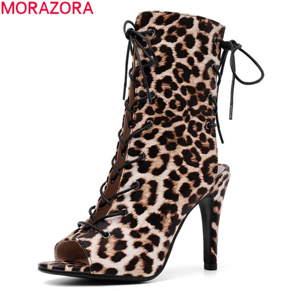 morazora 2019 new arrival ankle boots for women gladiator high heels boots open toe lace up summer party prom shoes woman, Black
morazora 2019 new arrival ankle boots for women gladiator high heels boots open toe lace up summer party prom shoes woman, Black