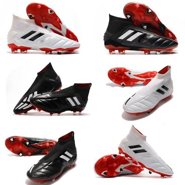 classics predator mania 19+ 19.1 fg black white laceless 19+x slip-on high ankle men soccer shoes fashion cleats football boots size 39-45
classics predator mania 19+ 19.1 fg black white laceless 19+x slip-on high ankle men soccer shoes fashion cleats football boots size 39-45