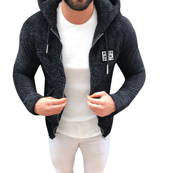 2019 loose mens new fashion casual jackets zipper smooth solid simple loose double-sided plush hooded outwear roupa masculina, Black;brown
2019 loose mens new fashion casual jackets zipper smooth solid simple loose double-sided plush hooded outwear roupa masculina, Black;brown