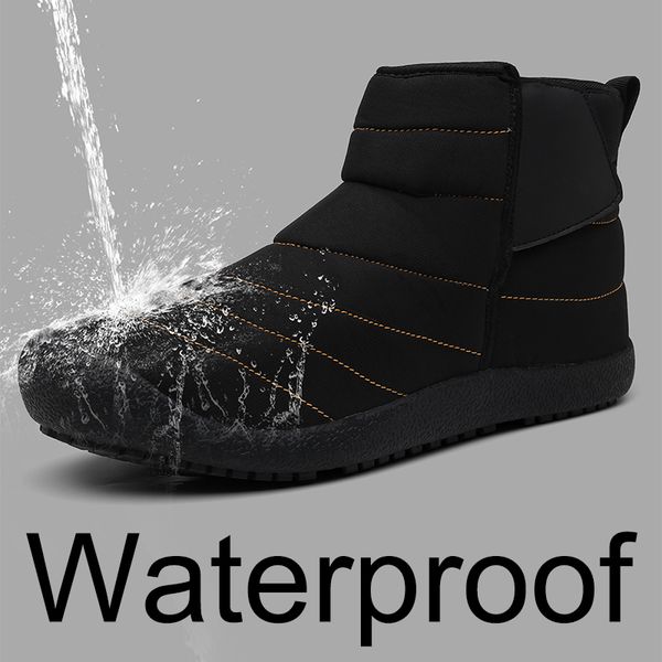 new arrival warm snow boots men fashion men's ankle boots with fur winter snow shoes waterproof walking outdoor plus size 37-46, Black
new arrival warm snow boots men fashion men's ankle boots with fur winter snow shoes waterproof walking outdoor plus size 37-46, Black