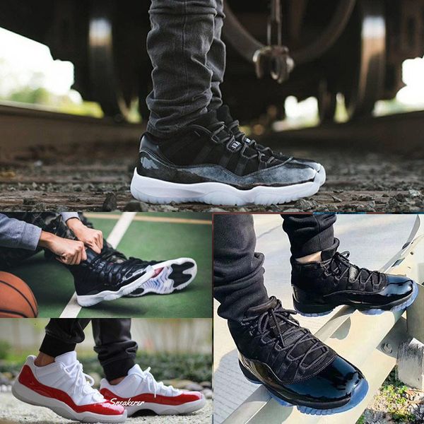 new designer 11s blackout prm heiress black stingray men women comfortable basketball shoes 11s gym red athletic sports shoes size 36-47
new designer 11s blackout prm heiress black stingray men women comfortable basketball shoes 11s gym red athletic sports shoes size 36-47