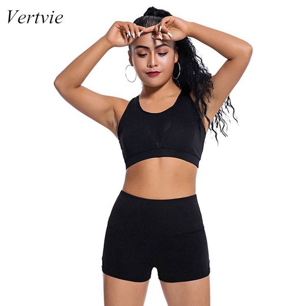 vertvie 2019 women summer padded 2 piece yoga bra athletic vest gym fitness patchwork shorts set jogging suits tracksuit outfits, White;red
vertvie 2019 women summer padded 2 piece yoga bra athletic vest gym fitness patchwork shorts set jogging suits tracksuit outfits, White;red