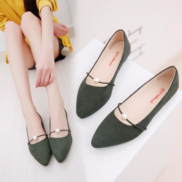 spring 2018 new style women's shoes korean-style pointed-toe flat shoes shallow mouth single women's pearl versatile b, Black
spring 2018 new style women's shoes korean-style pointed-toe flat shoes shallow mouth single women's pearl versatile b, Black