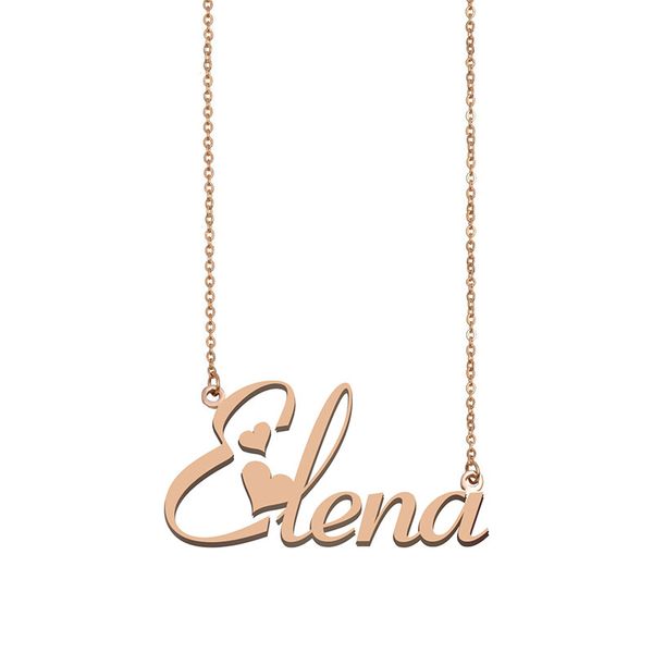 elena name necklace pendant for women girls birthday gift custom nameplate kids friends jewelry 18k gold plated stainless steel, Silver
elena name necklace pendant for women girls birthday gift custom nameplate kids friends jewelry 18k gold plated stainless steel, Silver