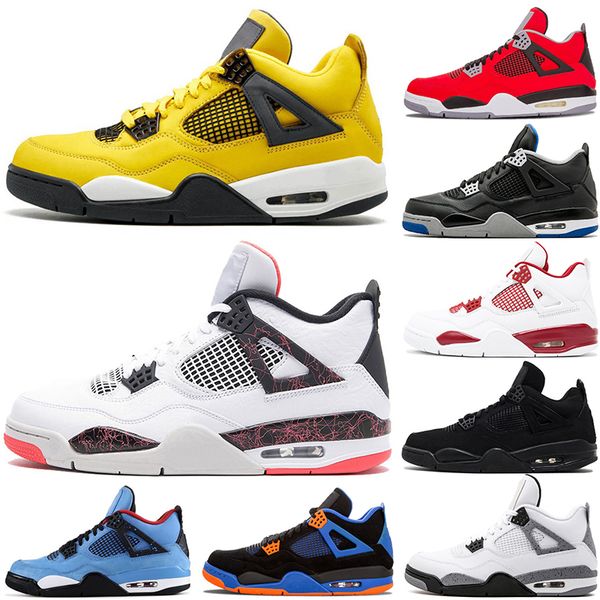 2019 Designer Basketball shoes 4 4s white Black cat Bred Cement Royalty Hot Punch Lightning Oreo mens Athletic sports sneakers 7-12
2019 Designer Basketball shoes 4 4s white Black cat Bred Cement Royalty Hot Punch Lightning Oreo mens Athletic sports sneakers 7-12