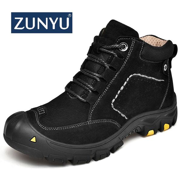 zunyu new genuine leather men boot fashion man winter snow boots keep warm boots plush ankle snow work shoes men's, Black
zunyu new genuine leather men boot fashion man winter snow boots keep warm boots plush ankle snow work shoes men's, Black