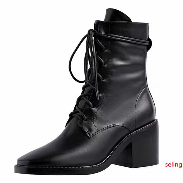 2020vintage luxuryann demeulemeesterautumn and winter high-heeled thick with square head strap high female martin boots single boots
2020vintage luxuryann demeulemeesterautumn and winter high-heeled thick with square head strap high female martin boots single boots