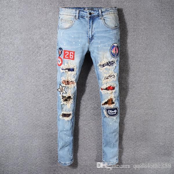 2020 men designer jeansus size 29~42 slim fit motorcycle biker denim for men fashion designer hip hop jeans for mens designer joggers, Blue
2020 men designer jeansus size 29~42 slim fit motorcycle biker denim for men fashion designer hip hop jeans for mens designer joggers, Blue