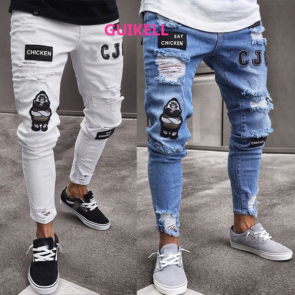 guikell popular zipper jeans trade men's trend knee hole zipper small foot hole popular men's locomotive pants, Blue
guikell popular zipper jeans trade men's trend knee hole zipper small foot hole popular men's locomotive pants, Blue