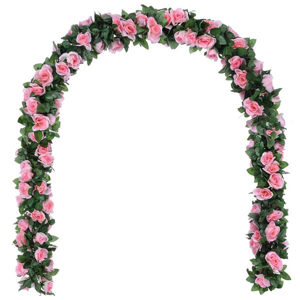 eleg-artificial flower rose vine garland 8ft/piece realistic artificial flowers fake roses flowers plants for home kitchen weddi
eleg-artificial flower rose vine garland 8ft/piece realistic artificial flowers fake roses flowers plants for home kitchen weddi