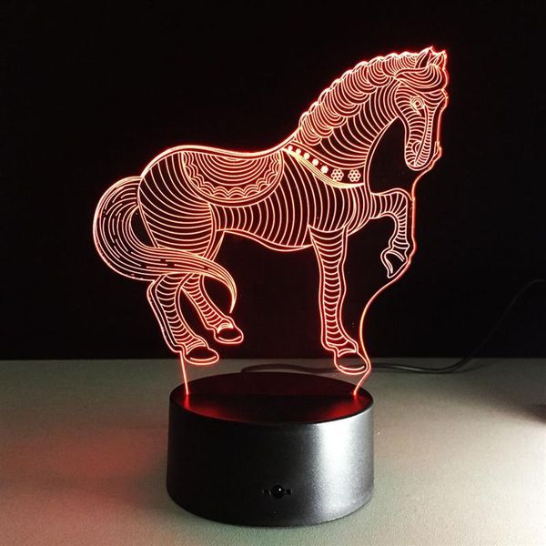 3d led colorful night light horse hologram illusion acrylic table lamp bedside desk lamps holiday atmosphere for child kids
3d led colorful night light horse hologram illusion acrylic table lamp bedside desk lamps holiday atmosphere for child kids