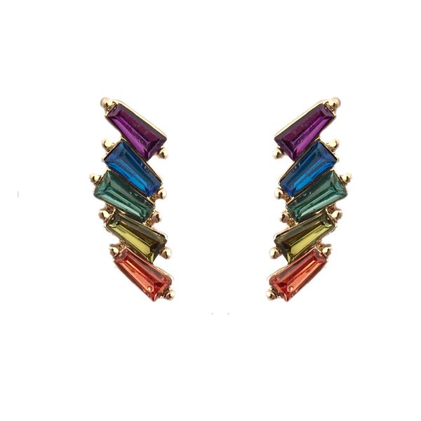 2019 f/w new trend statement gorgeous women jewelry gold color plating jewel tone baguette stone stud earrings for women, Golden;silver
2019 f/w new trend statement gorgeous women jewelry gold color plating jewel tone baguette stone stud earrings for women, Golden;silver