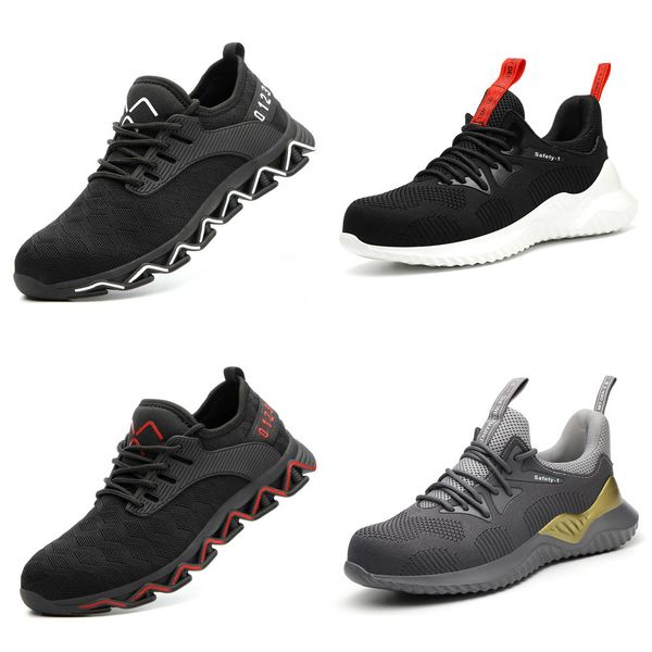 jackshibo autumn safety work shoes boots for men steel toe cap boots anti-smashing protective construction safety work sneakers, Black
jackshibo autumn safety work shoes boots for men steel toe cap boots anti-smashing protective construction safety work sneakers, Black