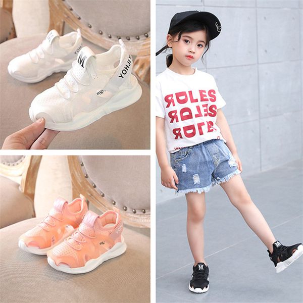 summer children's casual shoes,boys semi-sandals with hook&loop design,hollow breathable girls mesh soft sole sports shoes, Black;red
summer children's casual shoes,boys semi-sandals with hook&loop design,hollow breathable girls mesh soft sole sports shoes, Black;red