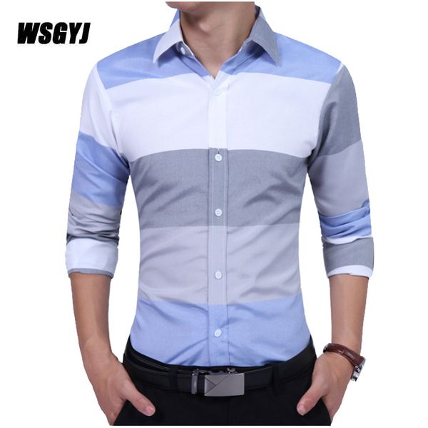 men's clothing 2017 fashion male shirt long-sleeves large striped men's casual mens dress shirts slim men shirt -2xl, White;black
men's clothing 2017 fashion male shirt long-sleeves large striped men's casual mens dress shirts slim men shirt -2xl, White;black