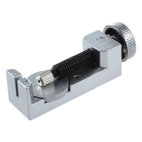 adjustable watch band & bracelet repair link pin remover tool with two spare pins
adjustable watch band & bracelet repair link pin remover tool with two spare pins