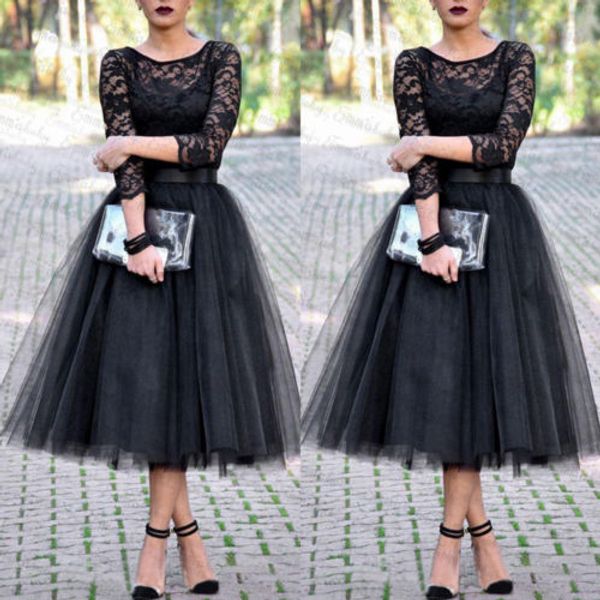 women formal summer lace dress prom party dresses bridesmaid wedding long sleeve women clothes fashion, Black;gray
women formal summer lace dress prom party dresses bridesmaid wedding long sleeve women clothes fashion, Black;gray