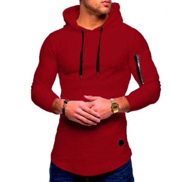 fashion hooded men jacket causal coats autumn winter jacquard round neck hooded long leeved arm zipper stitching wind long sweater, Black
fashion hooded men jacket causal coats autumn winter jacquard round neck hooded long leeved arm zipper stitching wind long sweater, Black